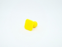 Adaptér (hříbek hranatý) žlutý 21x21mm