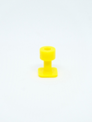 Adaptér (hříbek hranatý) žlutý12x12mm